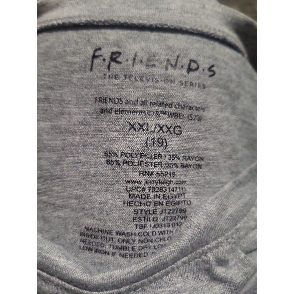 (#L6) Friends TV Show Skyline Graphic T-Shirt Size Women's XXL (19) Short Sleeve - Picture 8 of 8